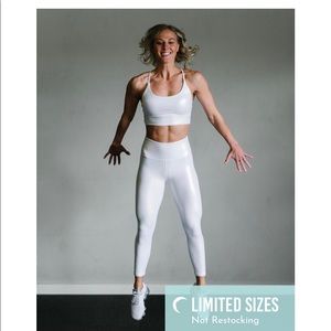 Zyia Active White Luxe 7/8 unicorn leggings